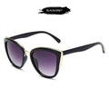 Classic Cateye Women Sunglasses Vintage Anti-glare Sun Glasses Female Fashion Leopard Driving Travelling Shades UV400