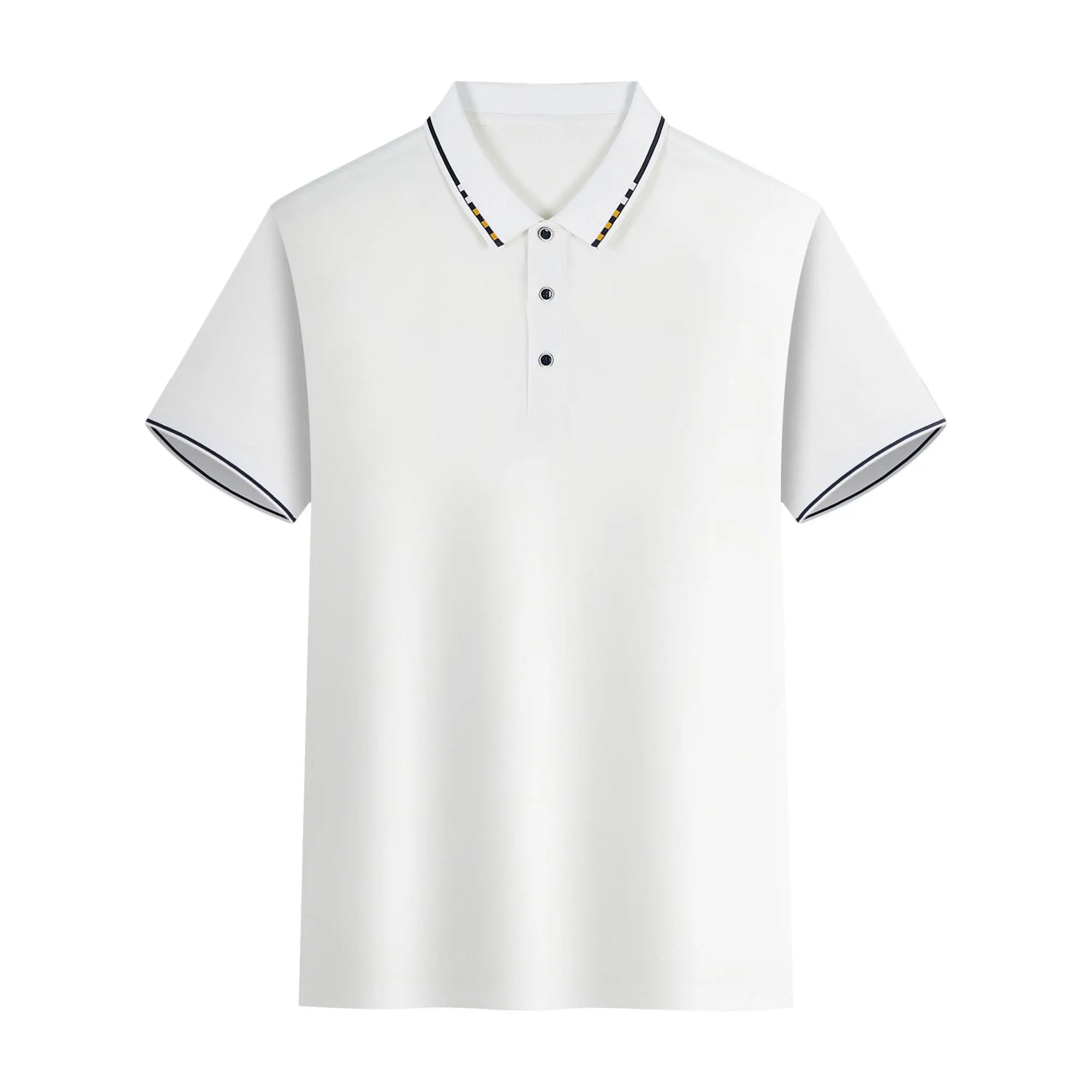 Men's summer casual fashion polo shirt short sleeve men's short sleeve color lapel top T-shirt short sleeve lapel fashion
