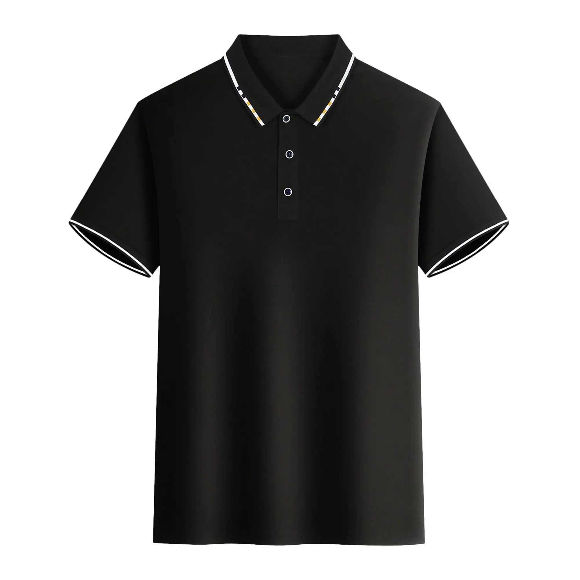 Men's summer casual fashion polo shirt short sleeve men's short sleeve color lapel top T-shirt short sleeve lapel fashion