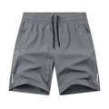 Men Beach Shorts Elastic Drawstring Waist Quick-Drying Casual Short Pants with Reinforced Pockets Street Quick-drying Shorts