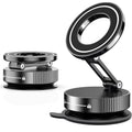 Vacuum Magnet Bracket Stand 360° Adjustment Design Strong Adsorption Magnetic Foldable Phone Holder Car Mount Suction Cup