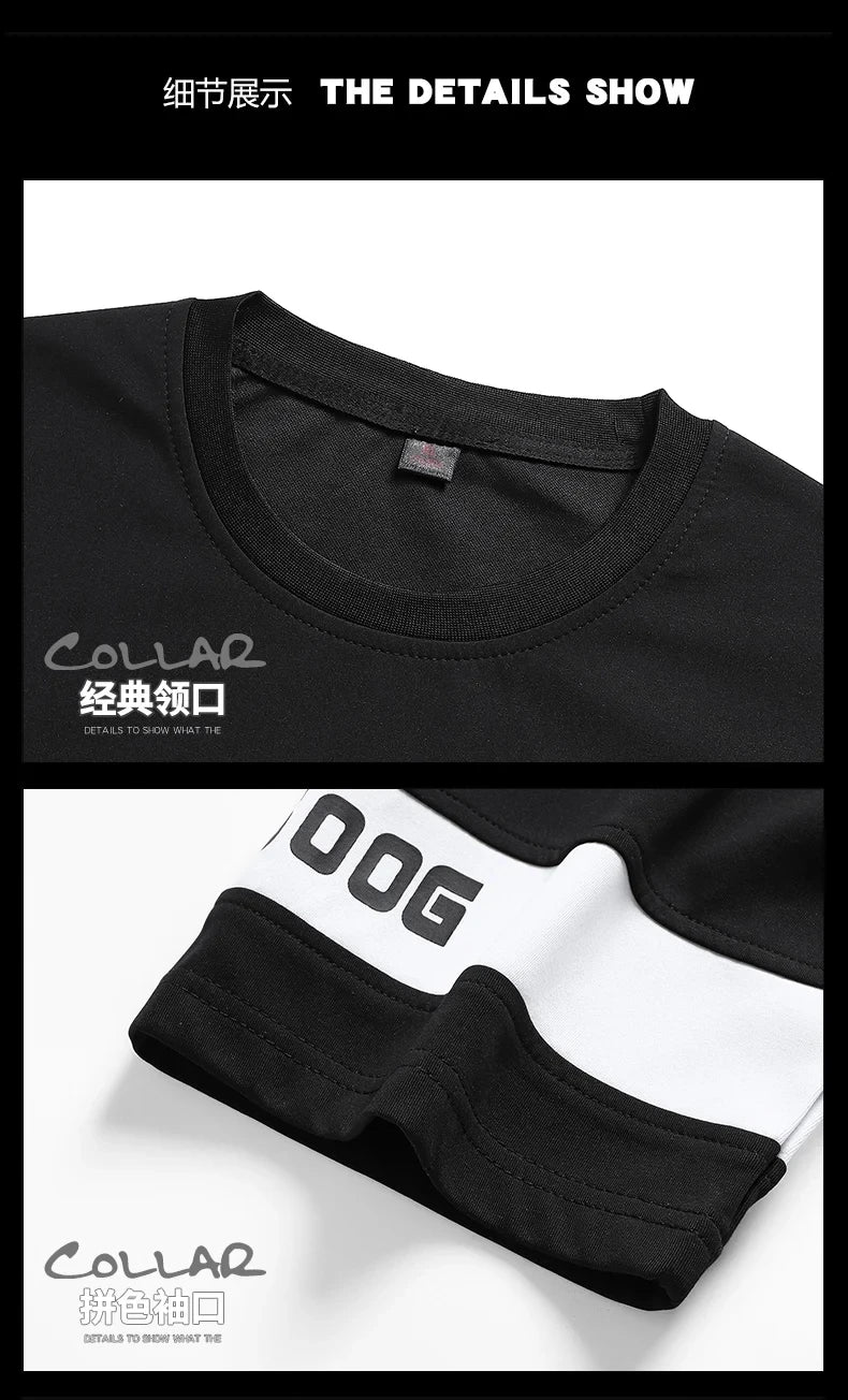 Hip Hop Loose Mens Streetwear T-shirts Casual Classic 2025 Summer Short Sleeves T Shirt Black White Tshirt Tees Oversize 5XL