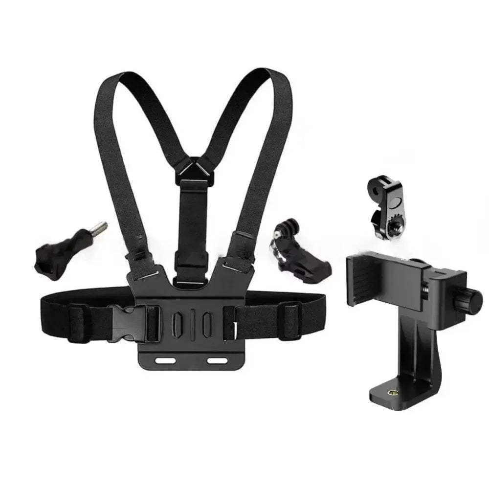 Chest Neck Holder for Mobile Phone, First Person Perspective Live Streaming Neck Holder, Outdoor Live Streaming Phone Holder